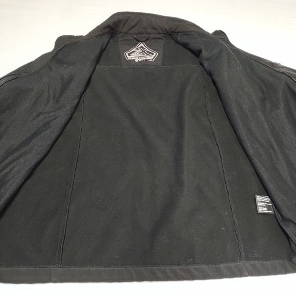 ZeroXposur Black Fleece Lined Soft Shell Performance Jacket Mens Sz  L - Picture 3 of 13